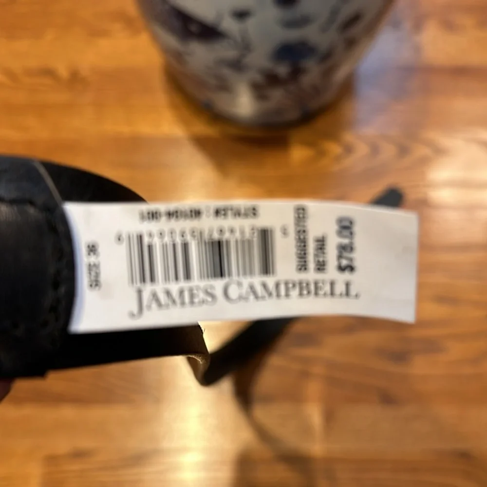 NWT James Campbell Leather Belt